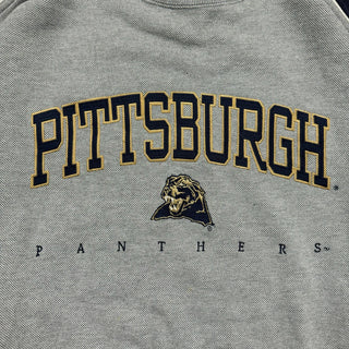 NCAA Pittsburgh Panthers Y2K Vintage Gray College Sweatshirt